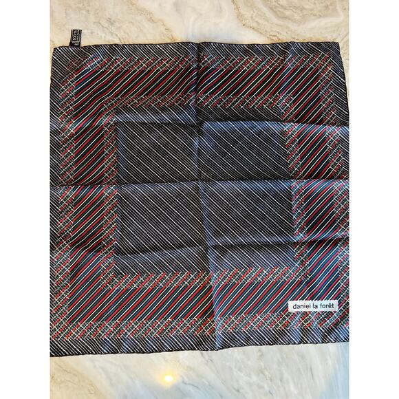 Daniel la Foret square silk scarf - Picture 2 of 4